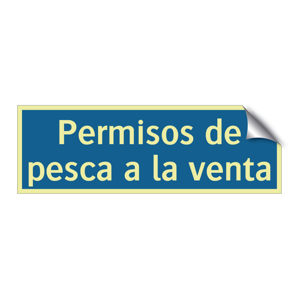 Permisos de pesca a la venta