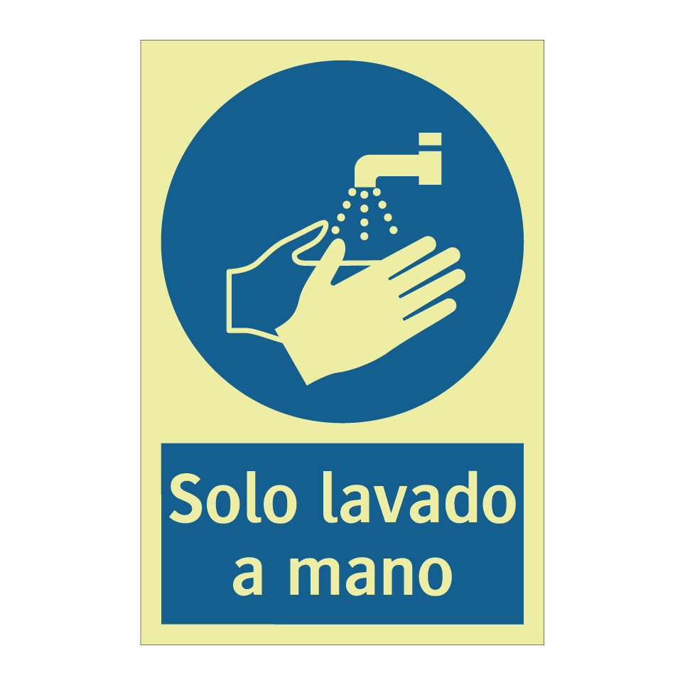 Solo lavado a mano