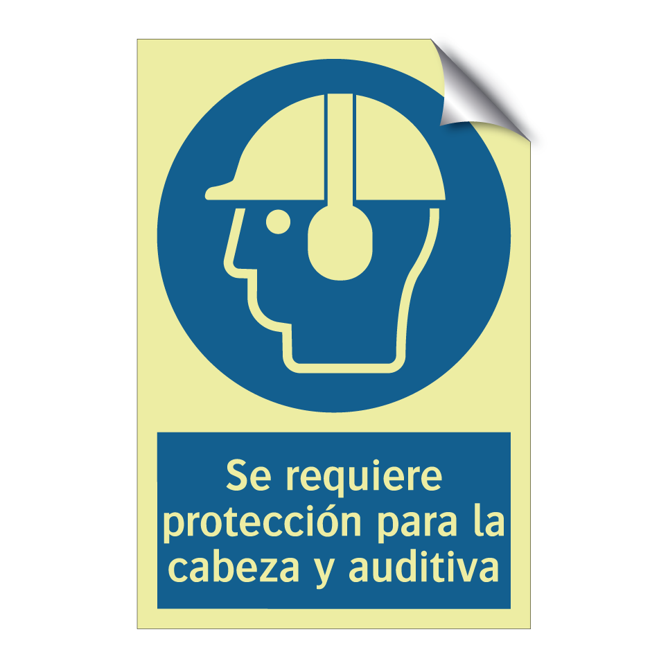 Se requiere protección para la cabeza y auditiva