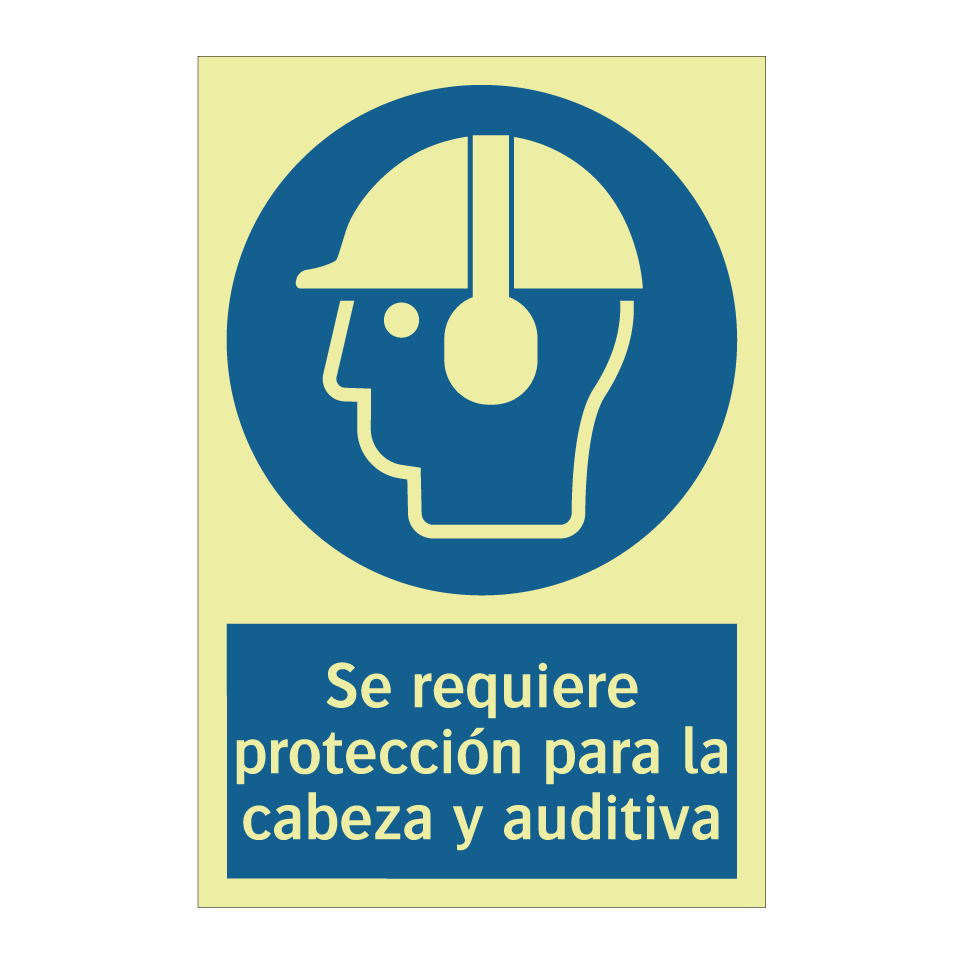 Se requiere protección para la cabeza y auditiva