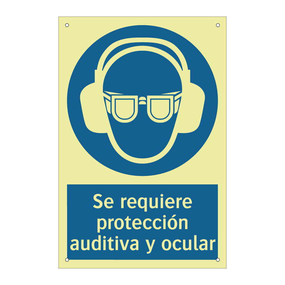 Se requiere protección auditiva y ocular