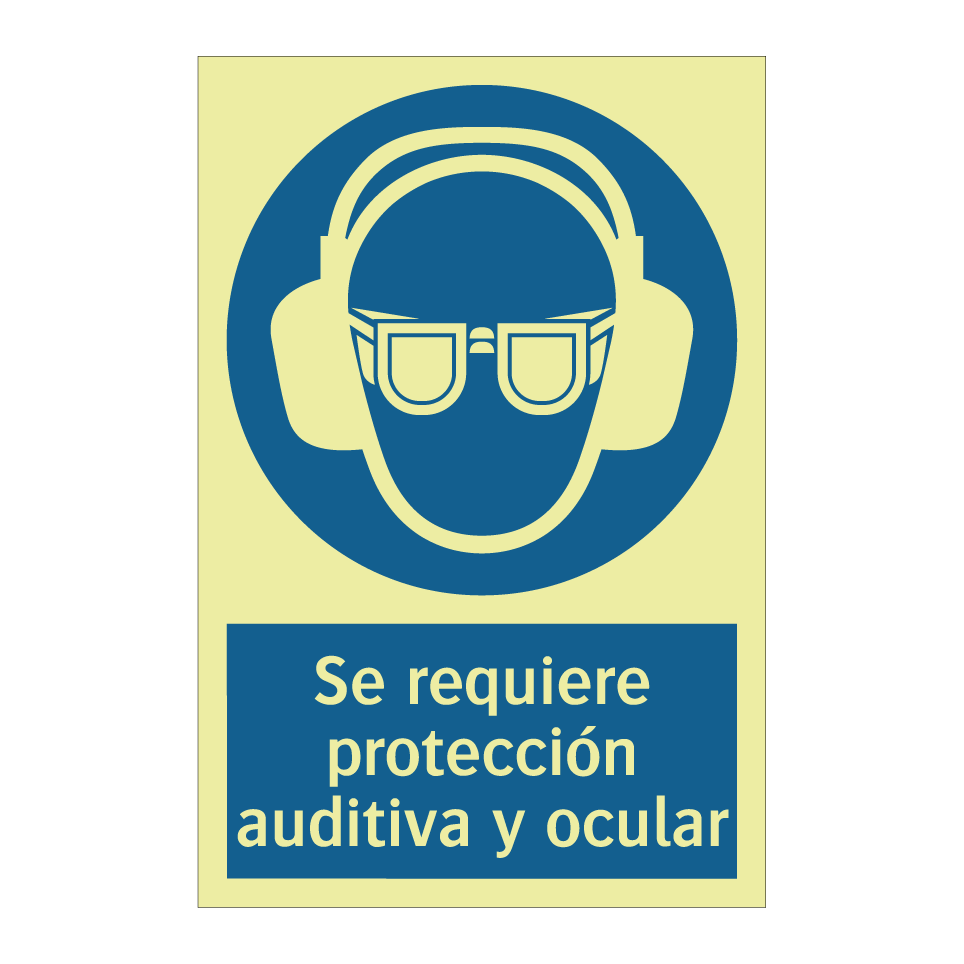 Se requiere protección auditiva y ocular