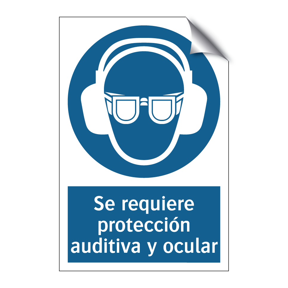 Se requiere protección auditiva y ocular