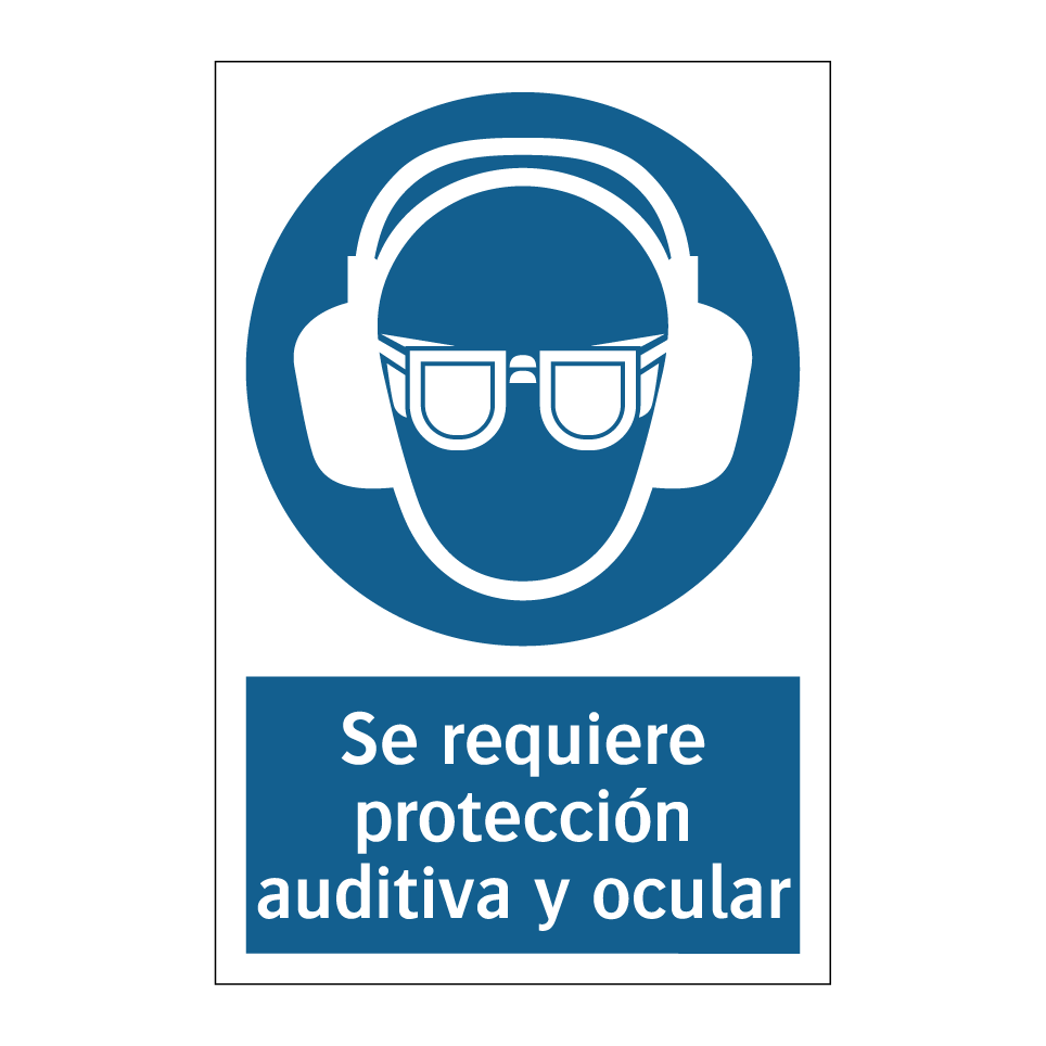 Se requiere protección auditiva y ocular
