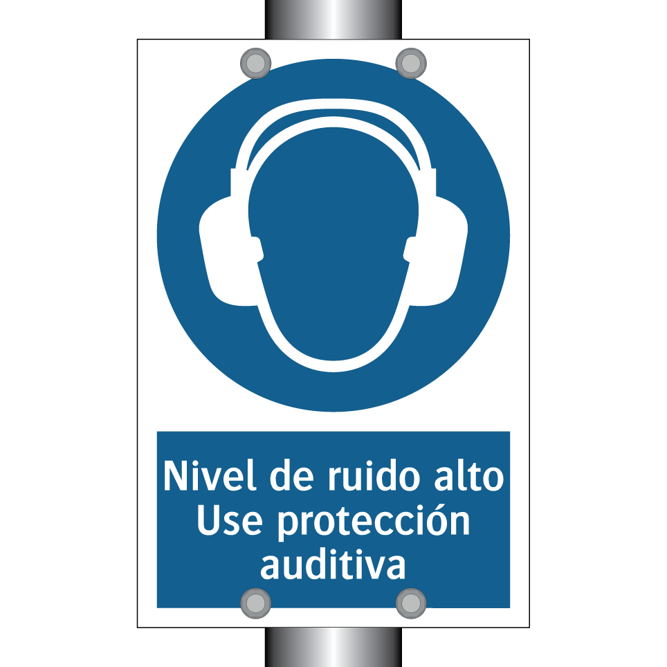 Nivel de ruido alto Use protección auditiva