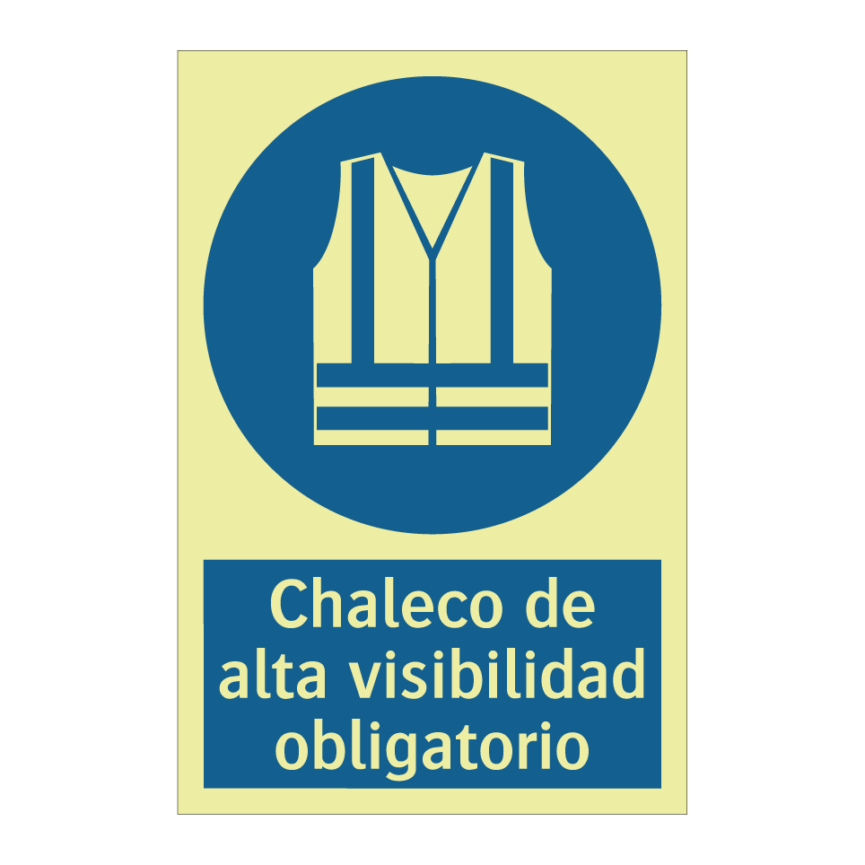 Chaleco de alta visibilidad obligatorio