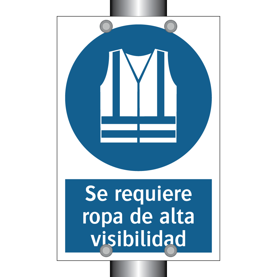 Se requiere ropa de alta visibilidad