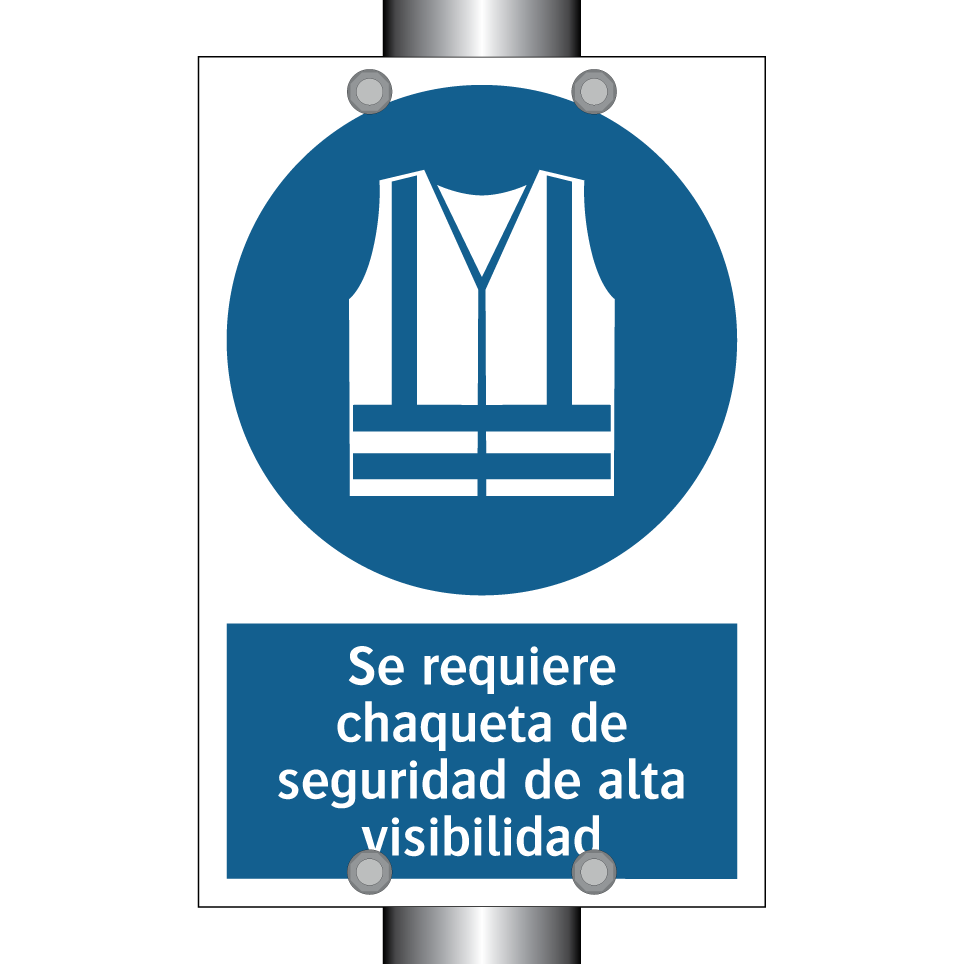 Se requiere chaqueta de seguridad de alta visibilidad