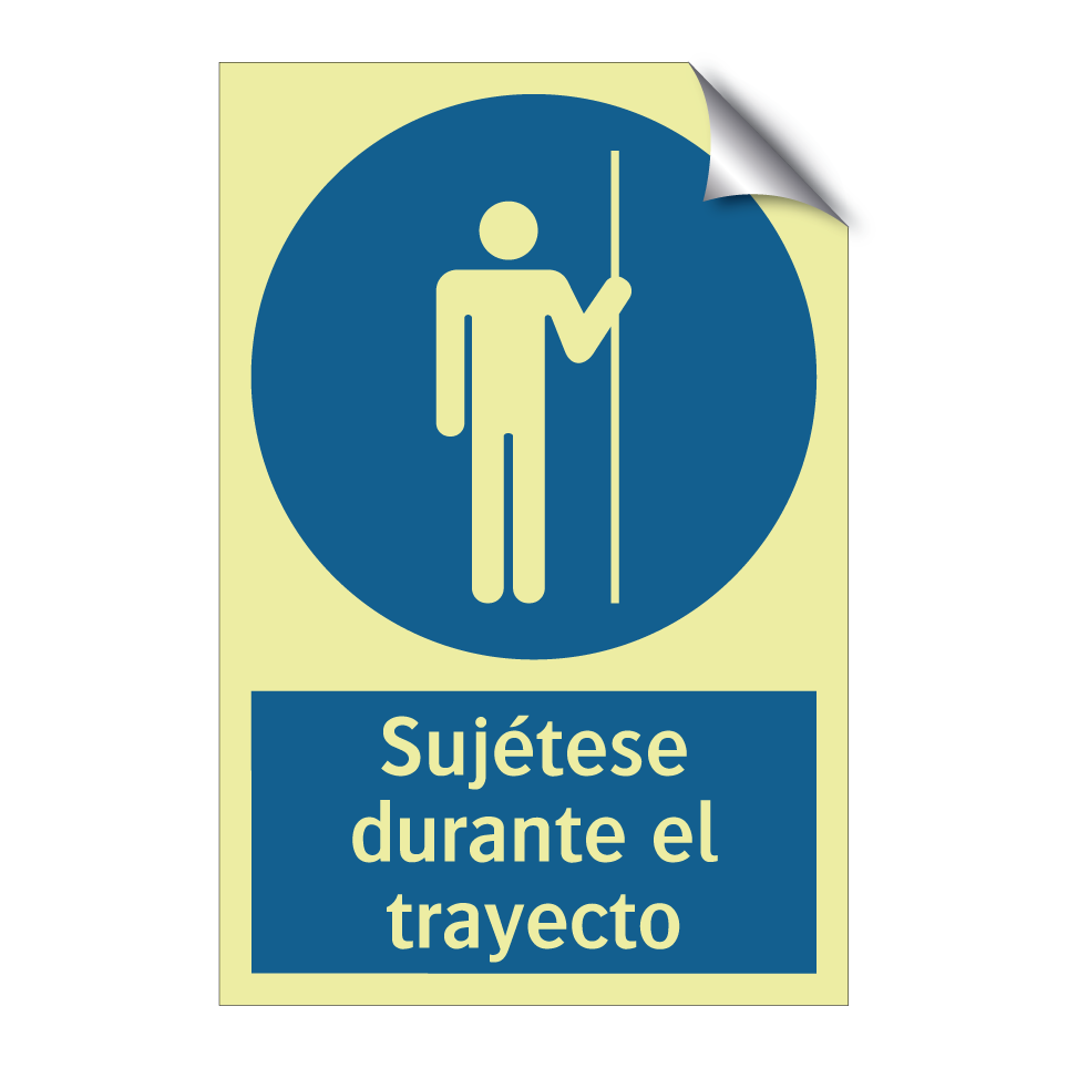 Sujétese durante el trayecto
