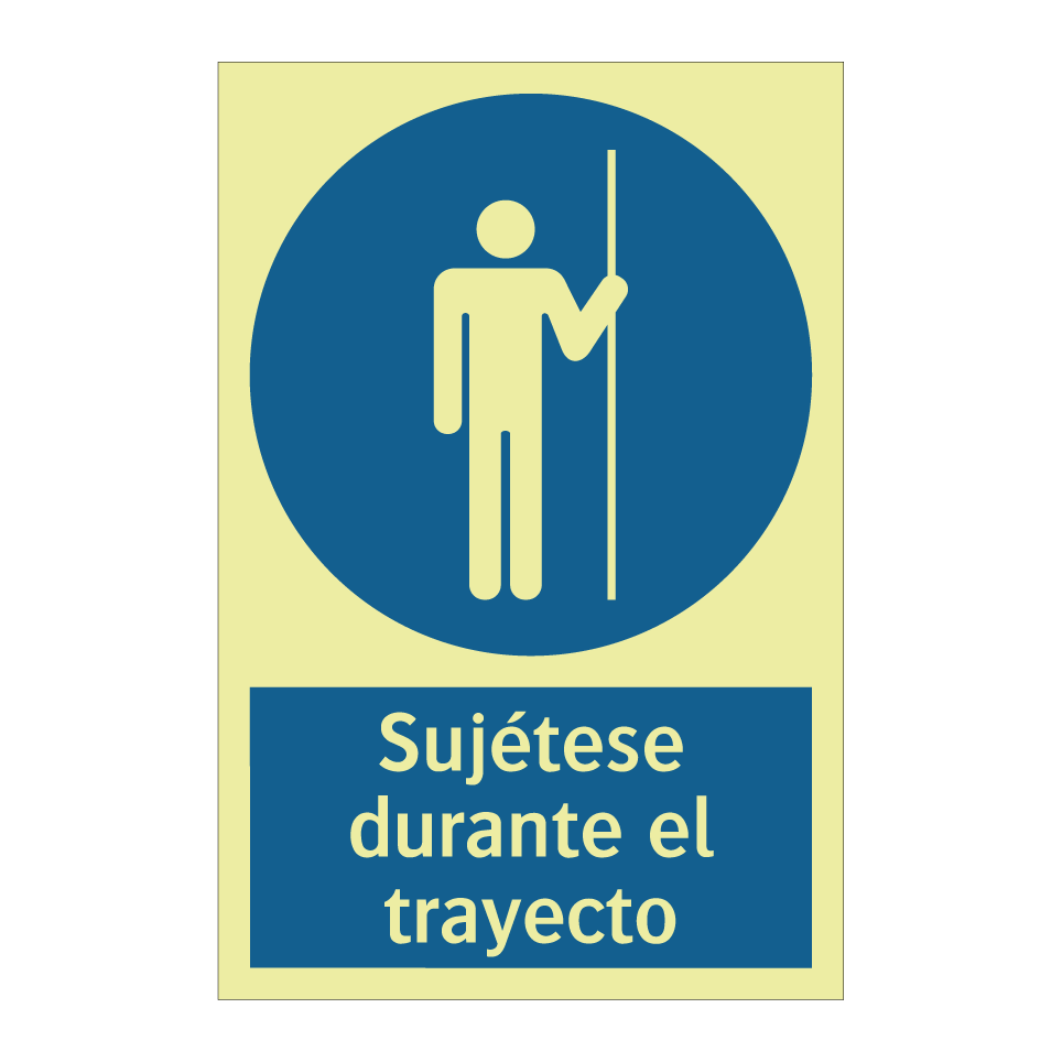 Sujétese durante el trayecto