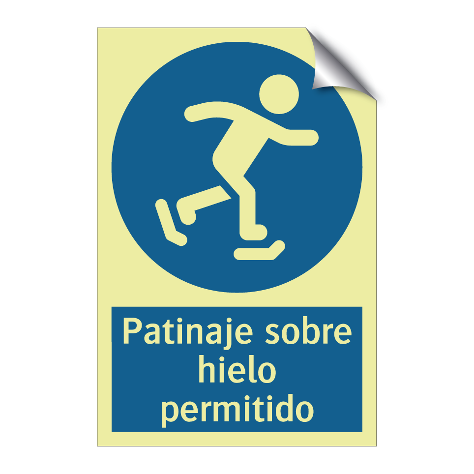 Patinaje sobre hielo permitido