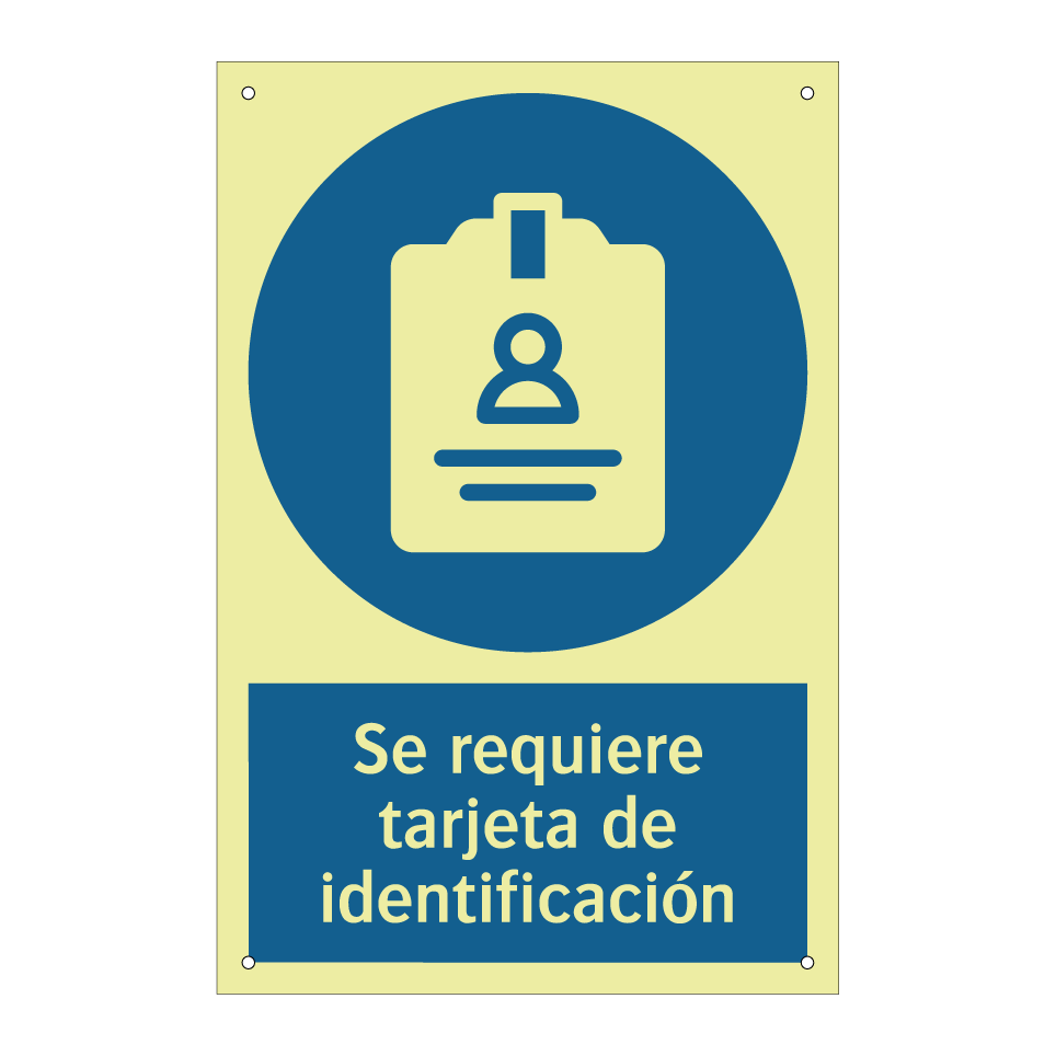 Se requiere tarjeta de identificación