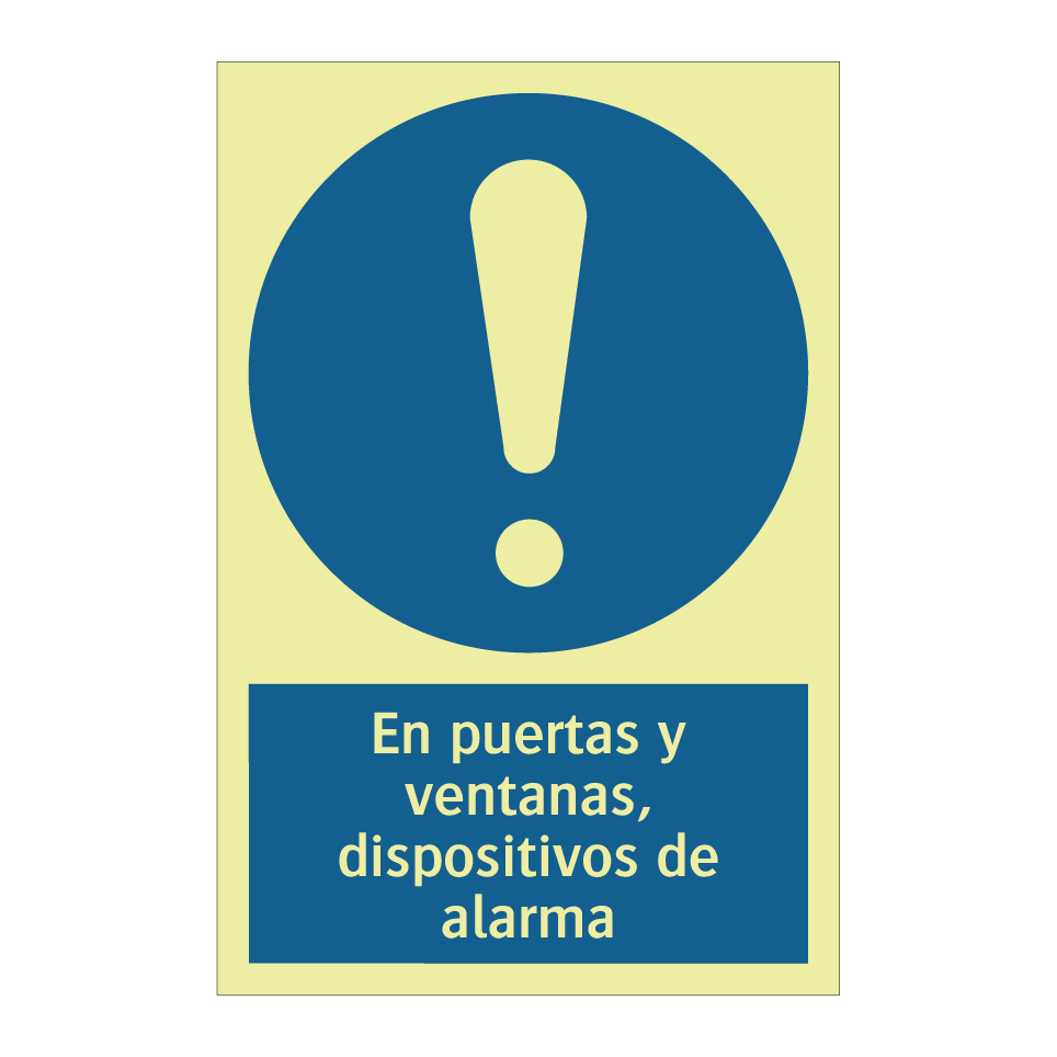 En puertas y ventanas, dispositivos de alarma