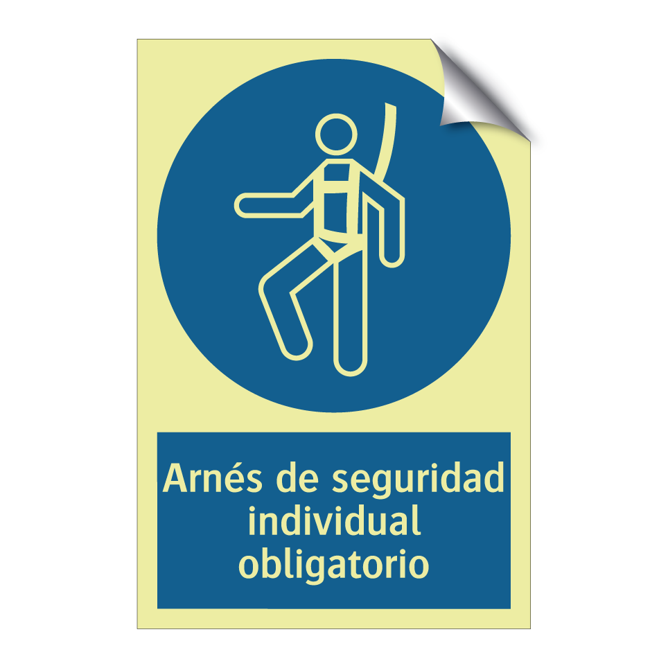 Arnés de seguridad individual obligatorio
