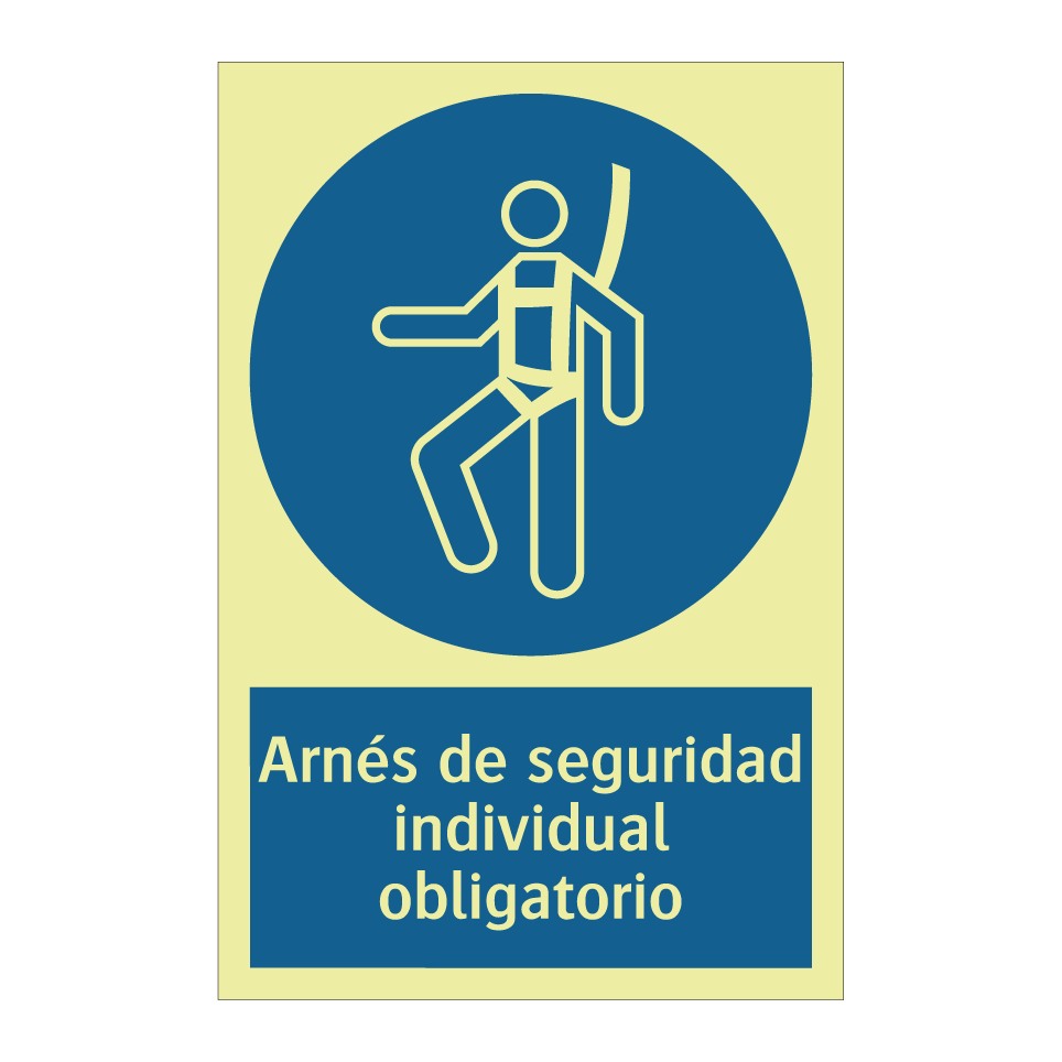 Arnés de seguridad individual obligatorio