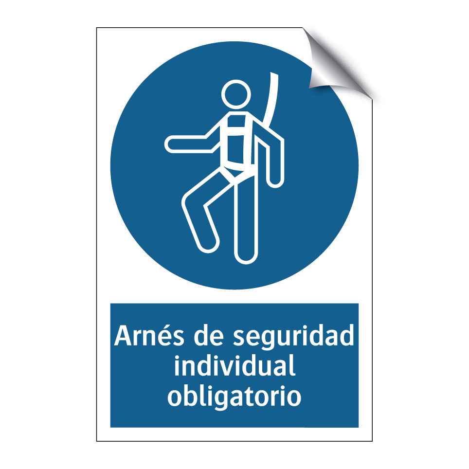 Arnés de seguridad individual obligatorio