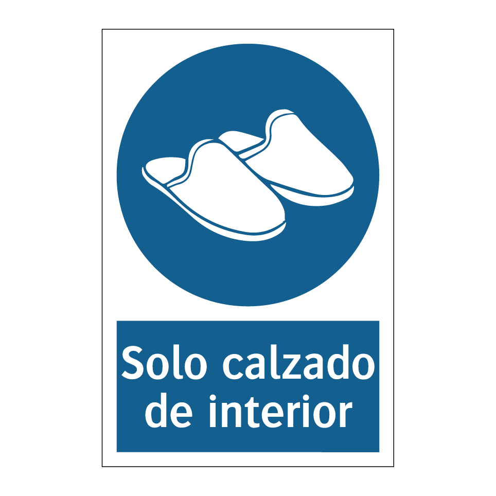 Solo calzado de interior