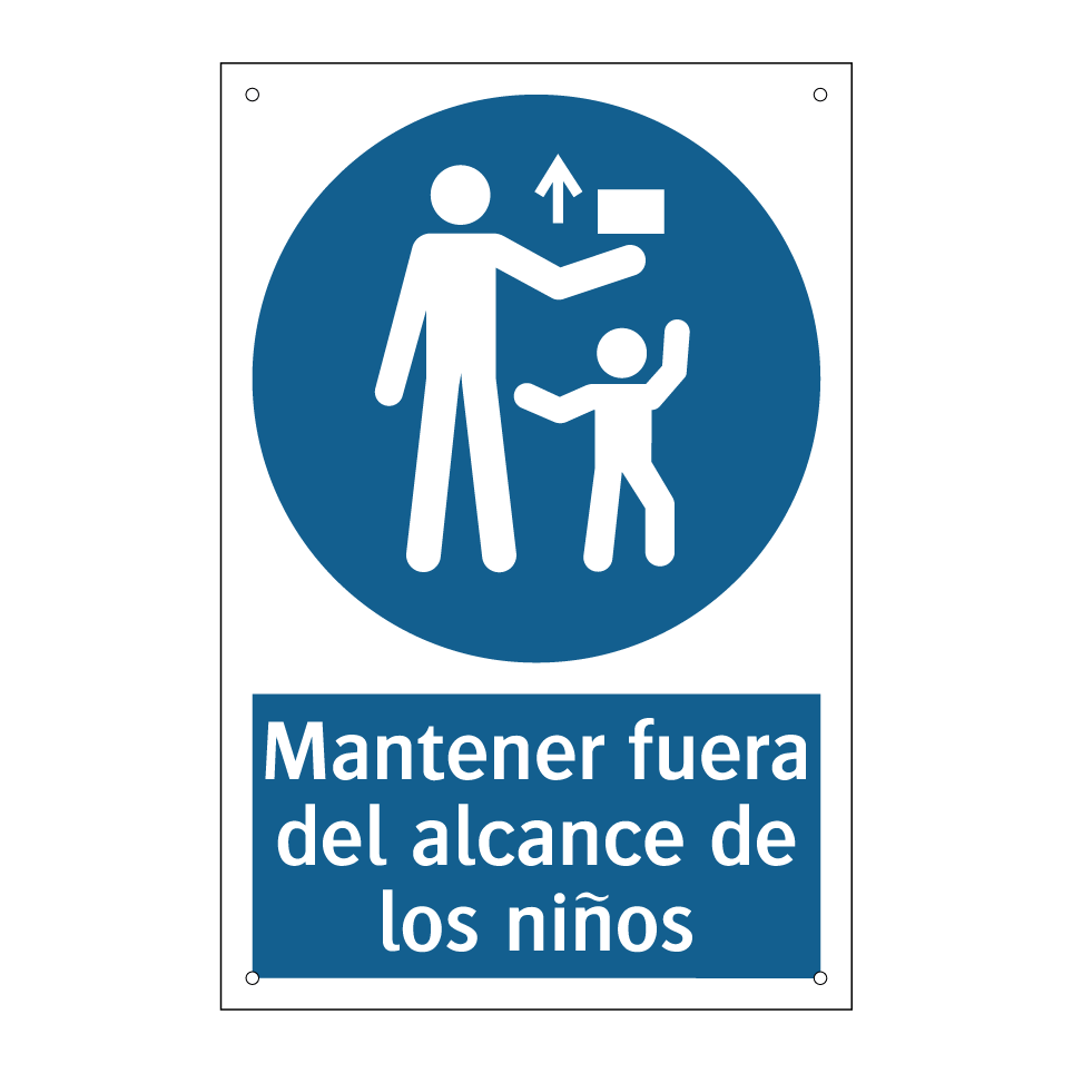 Mantener fuera del alcance de los niños