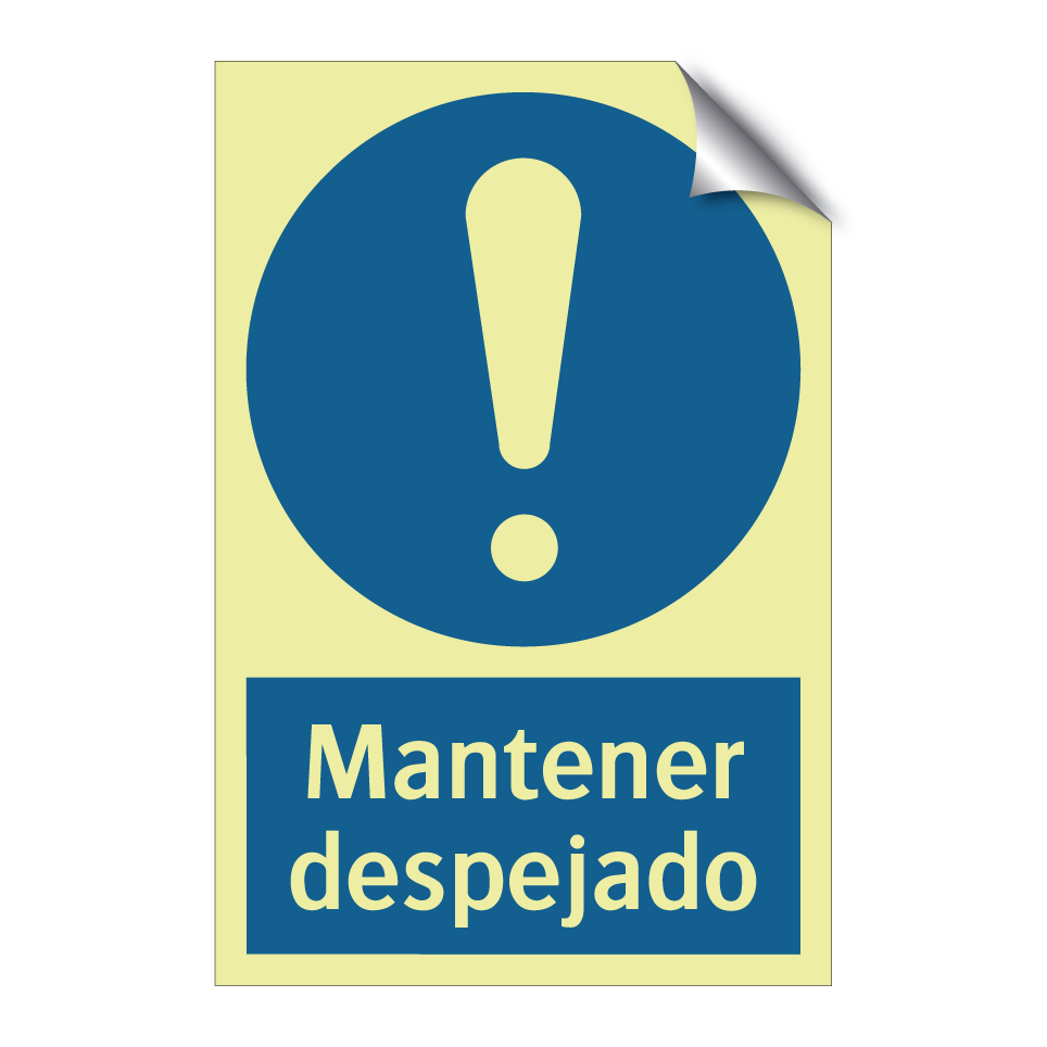 Mantener despejado