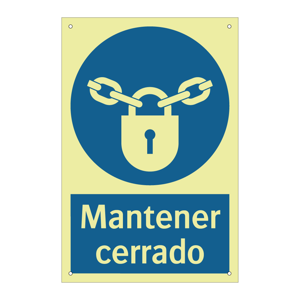 Mantener cerrado