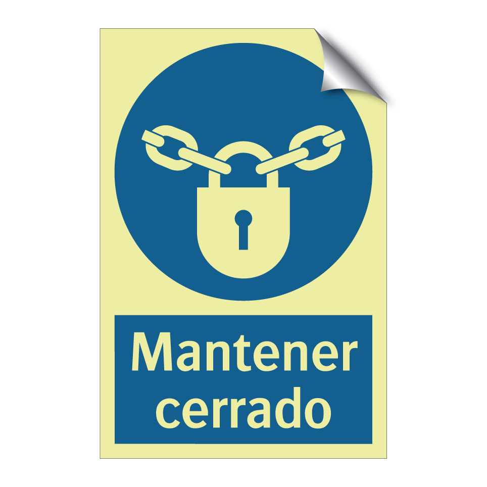 Mantener cerrado
