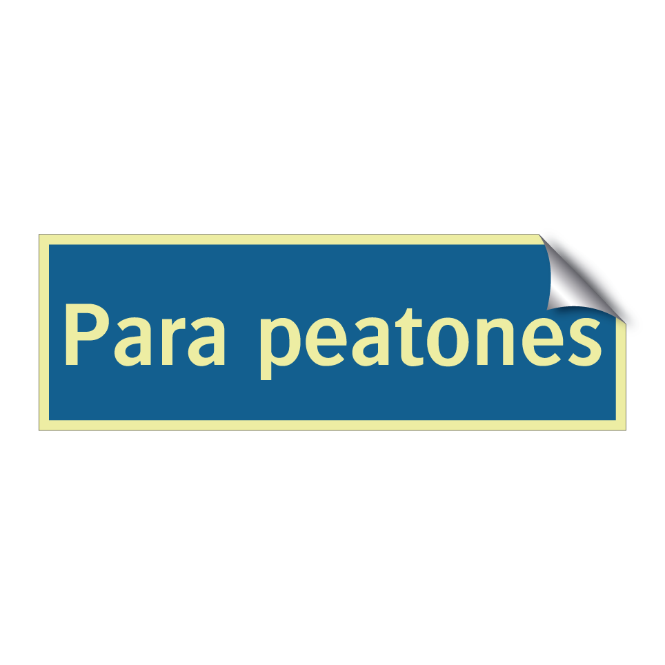 Para peatones