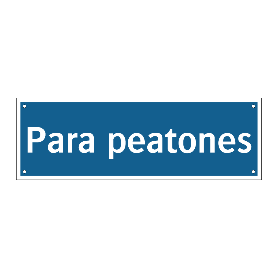 Para peatones
