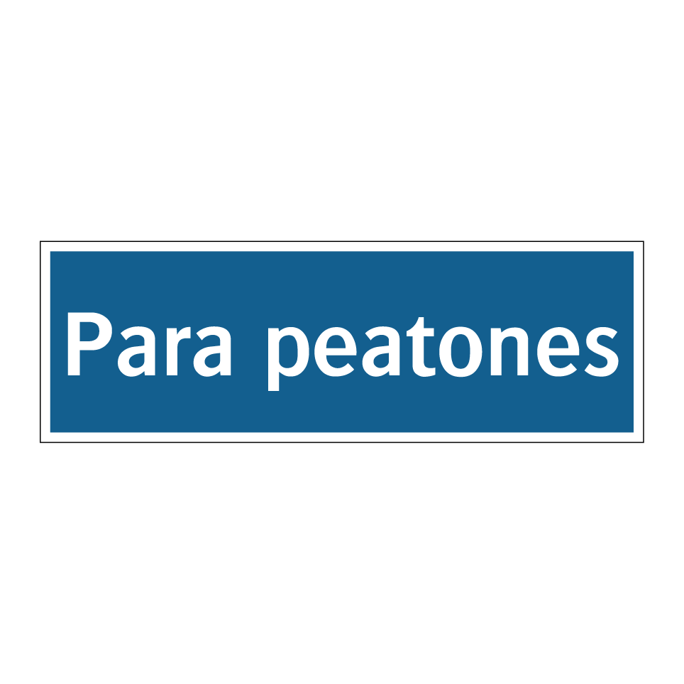 Para peatones