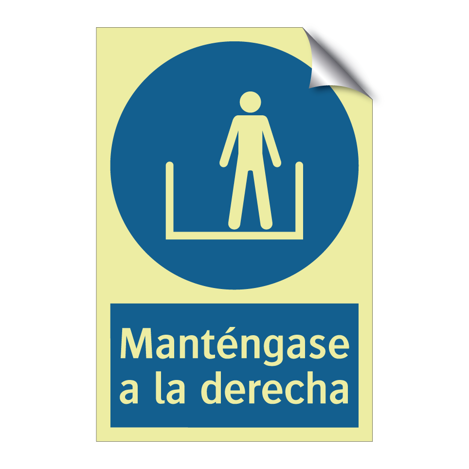 Manténgase a la derecha
