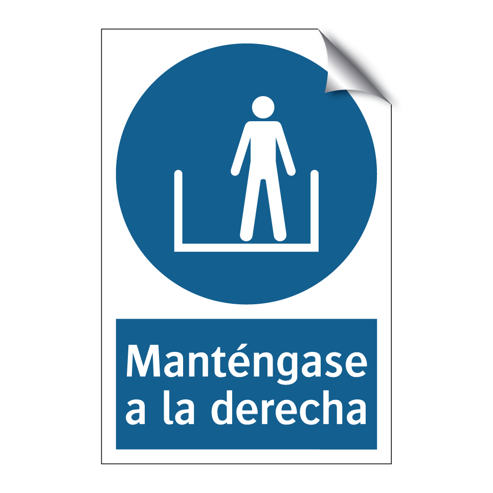 Manténgase a la derecha