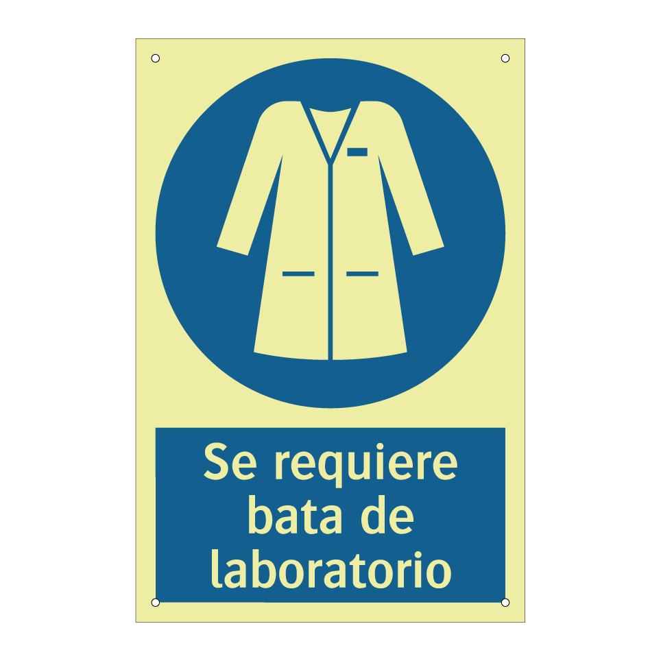 Se requiere bata de laboratorio