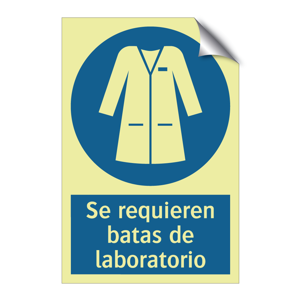 Se requieren batas de laboratorio