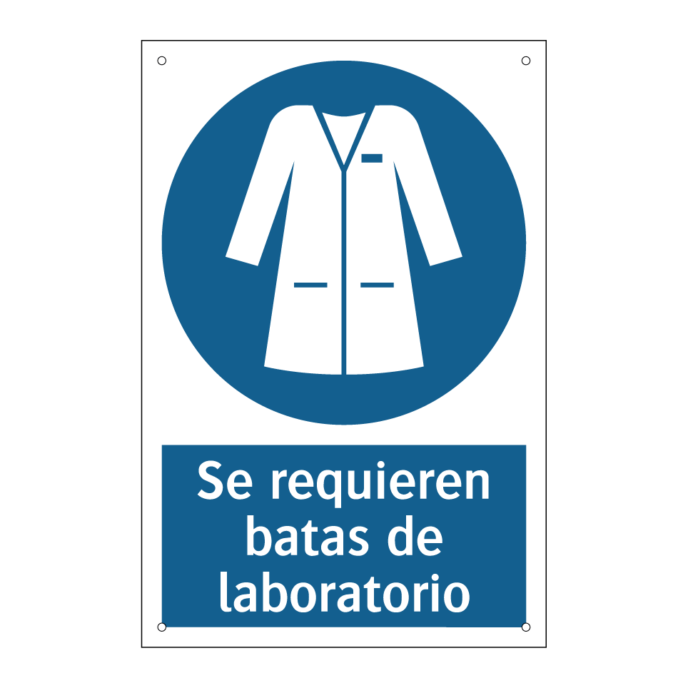Se requieren batas de laboratorio