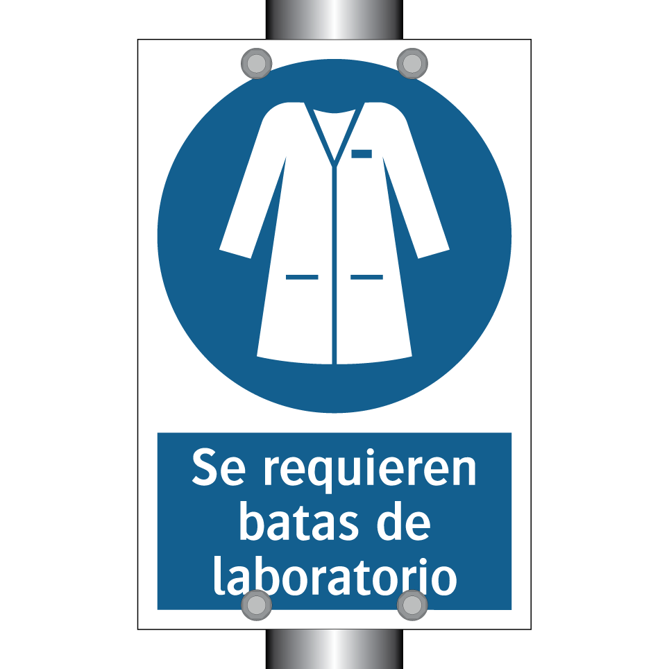 Se requieren batas de laboratorio