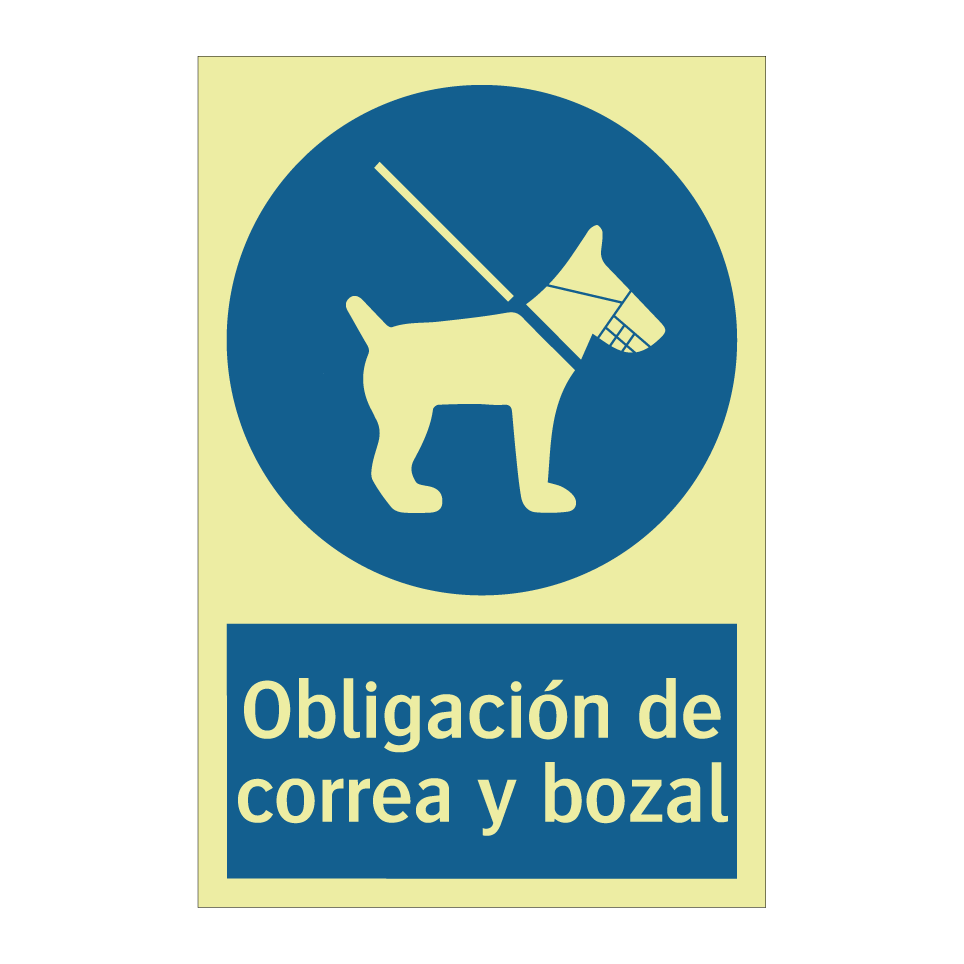 Obligación de correa y bozal