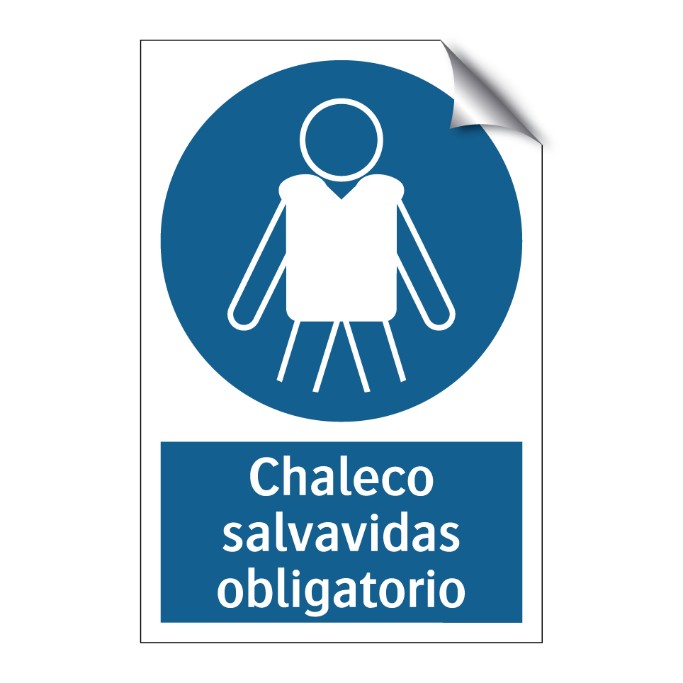 Chaleco salvavidas obligatorio