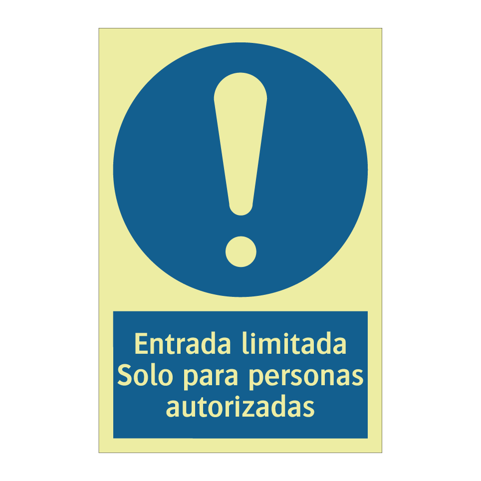 Entrada limitada Solo para personas autorizadas