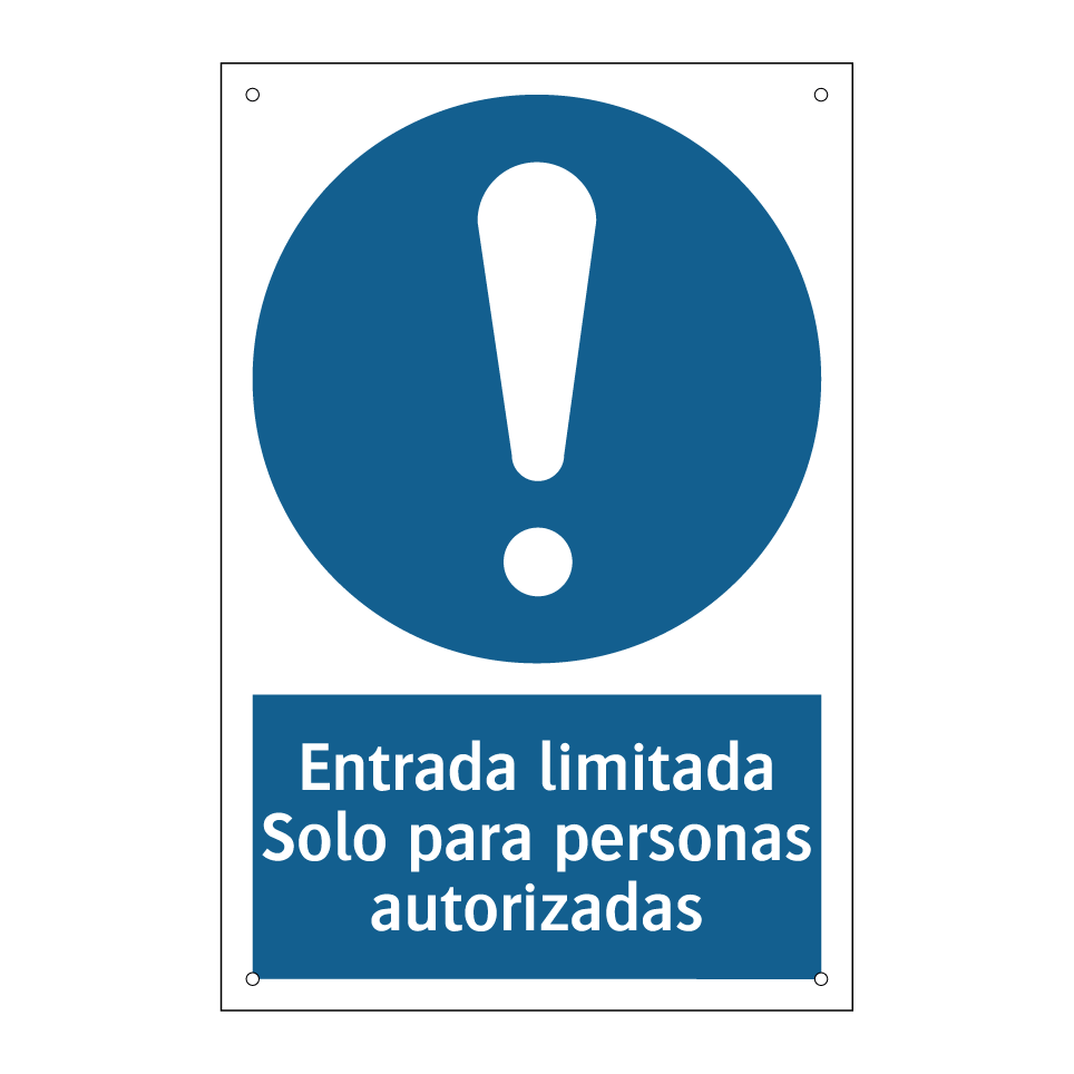 Entrada limitada Solo para personas autorizadas