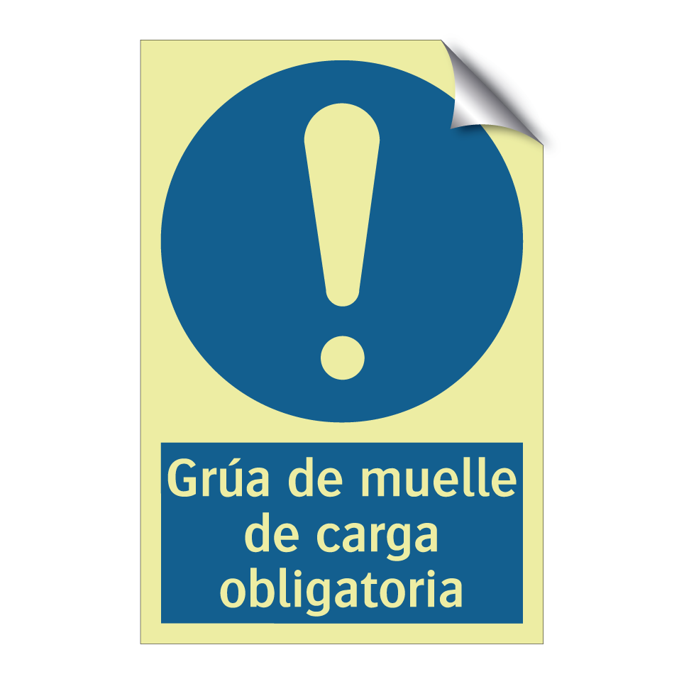 Grúa de muelle de carga obligatoria