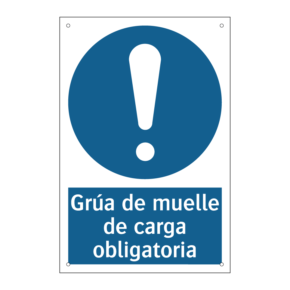 Grúa de muelle de carga obligatoria