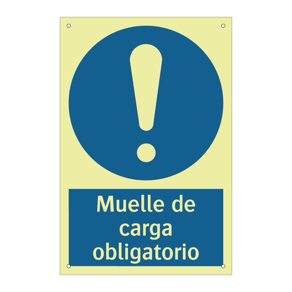 Muelle de carga obligatorio