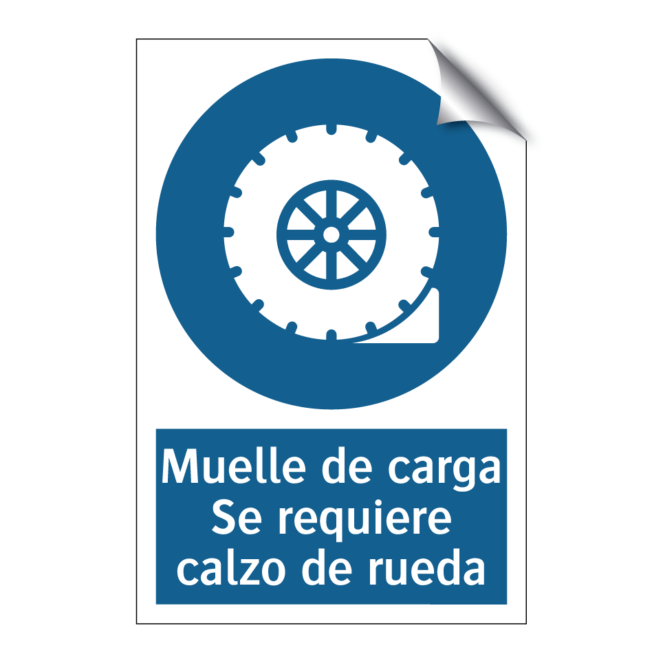 Muelle de carga Se requiere calzo de rueda
