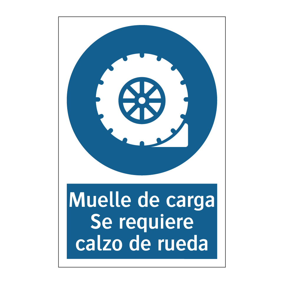Muelle de carga Se requiere calzo de rueda