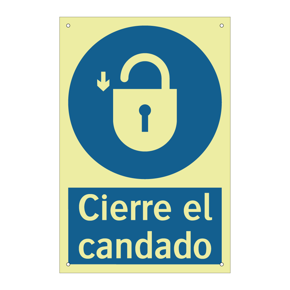 Cierre el candado