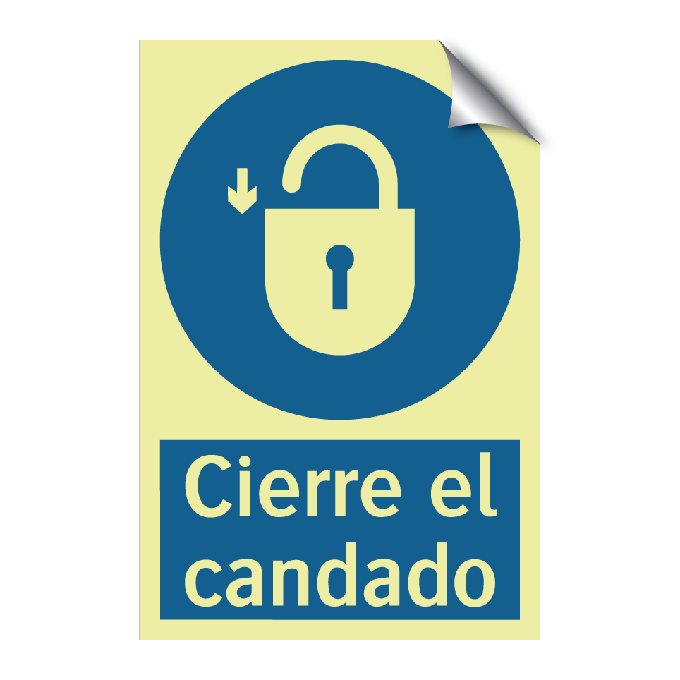 Cierre el candado