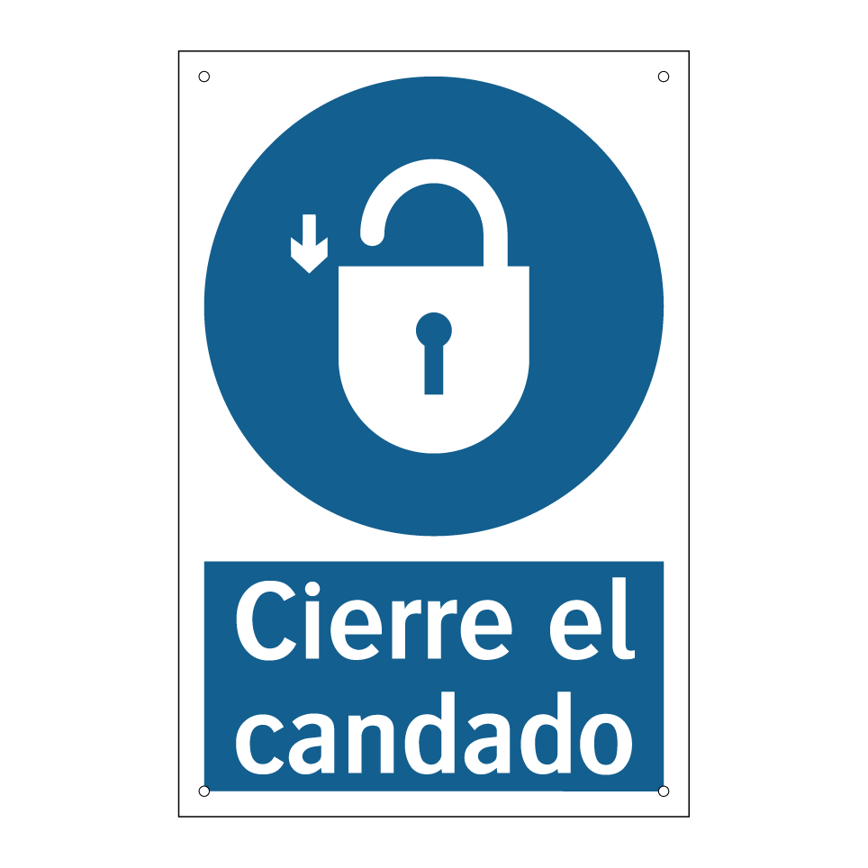 Cierre el candado