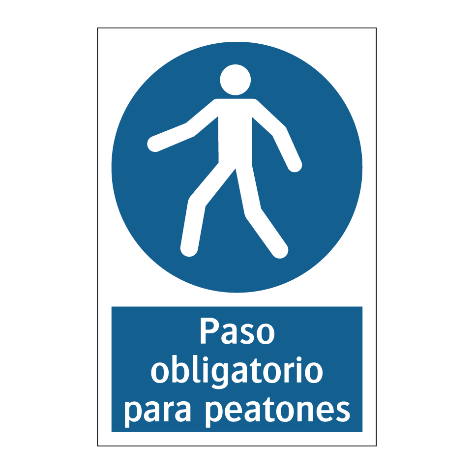 Paso obligatorio para peatones