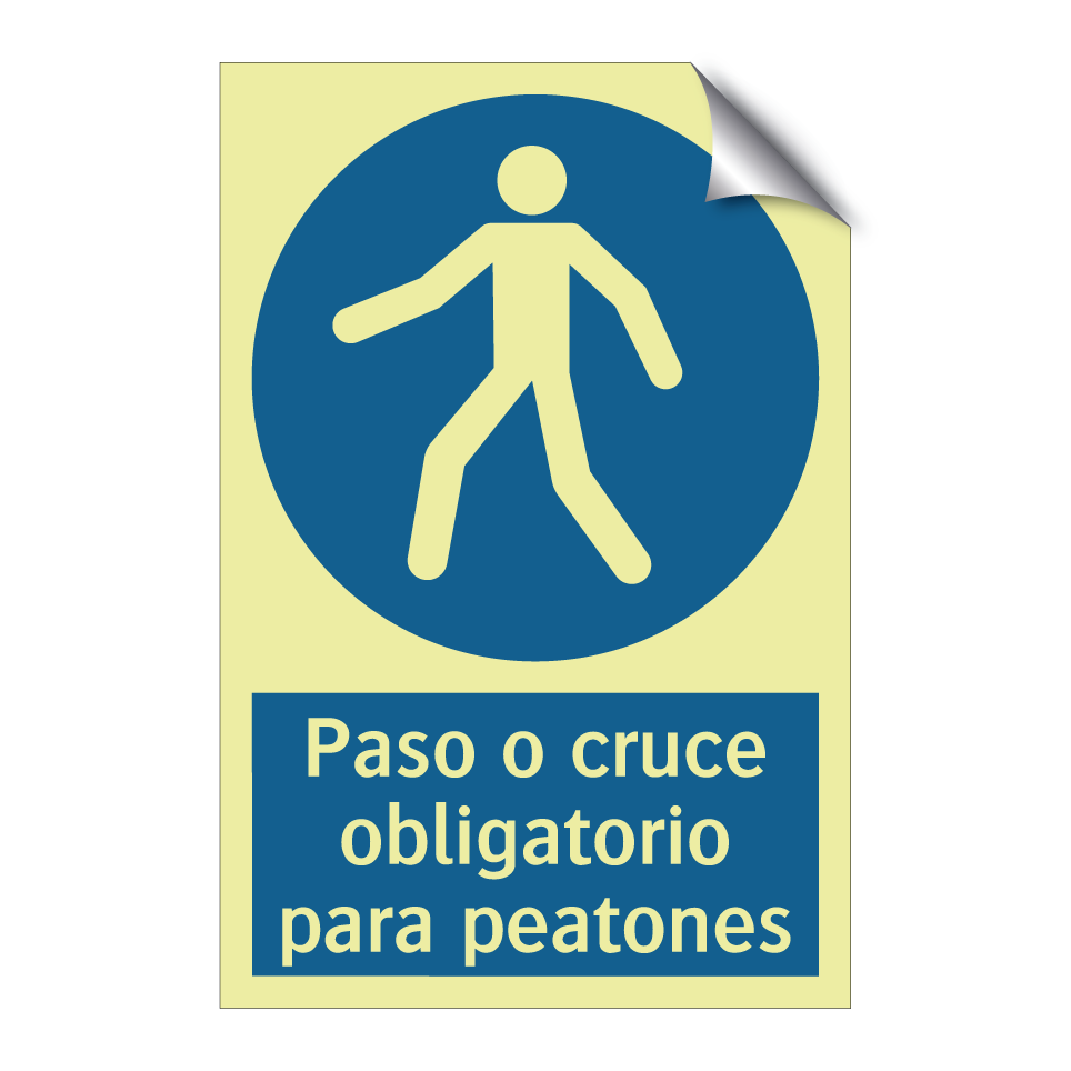 Paso o cruce obligatorio para peatones