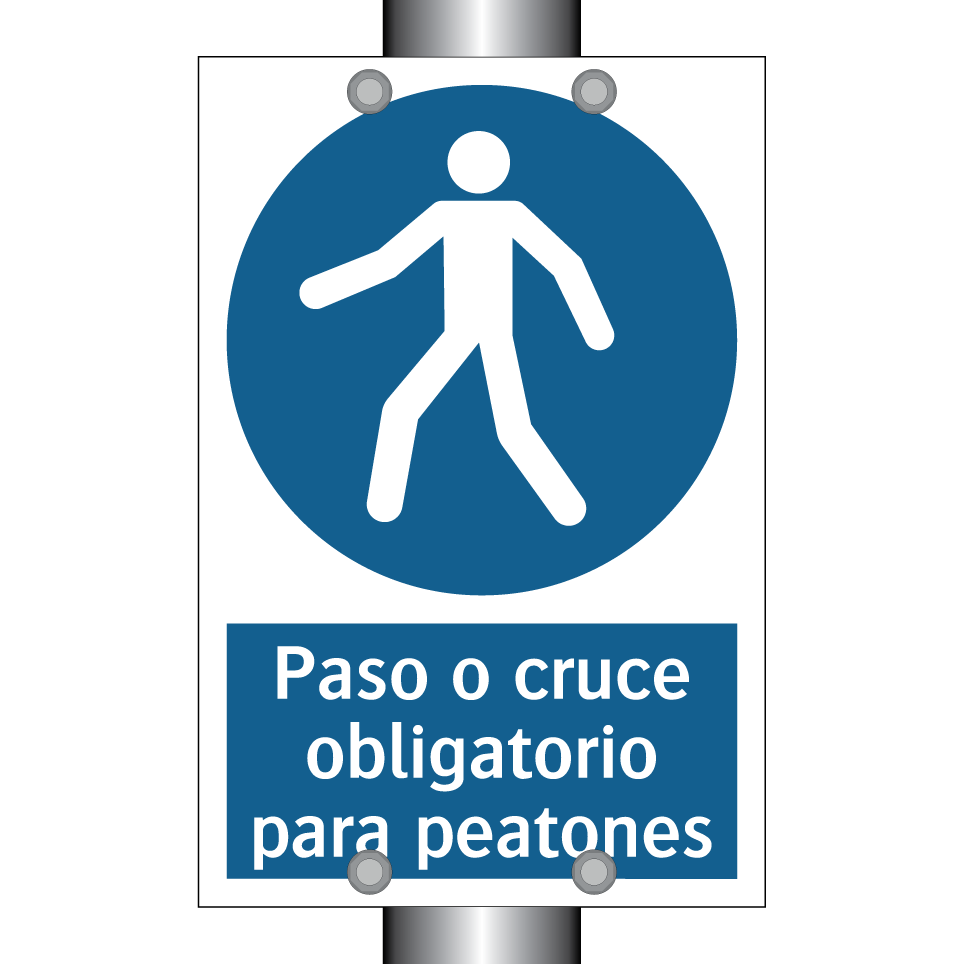 Paso o cruce obligatorio para peatones