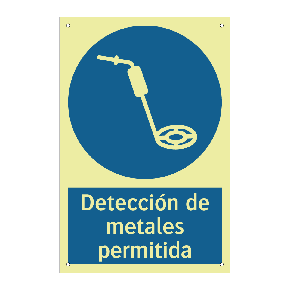Detección de metales permitida